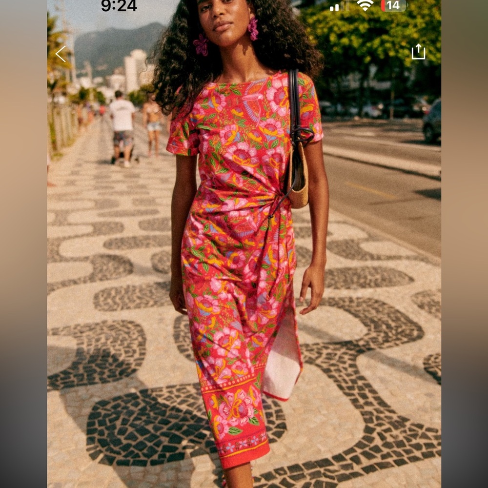 NWOT🦄 FARMRioXSezane Pippa Dress - Sézane xSzM